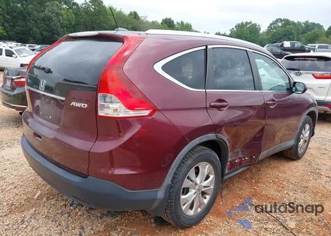 2013 Honda Cr-V Ex-L из США, поврежденный, VIN 5J6RM4H7XDL061309